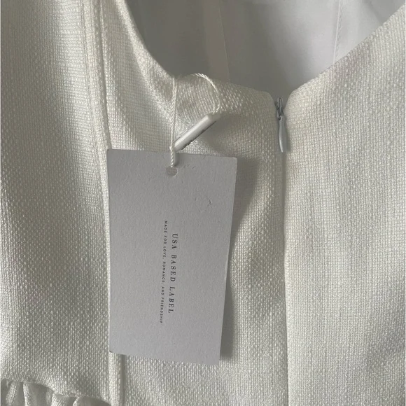 Aderlina - Dahlia Mini Dress White - Picture 3 of 4